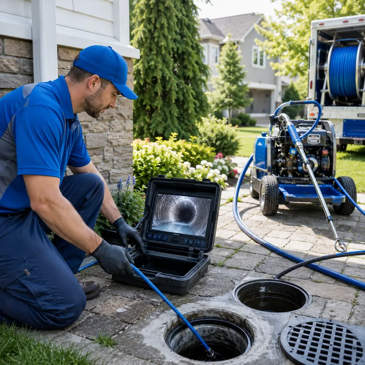 Outdoor drain cleaning professionals serving Mulberry, AR