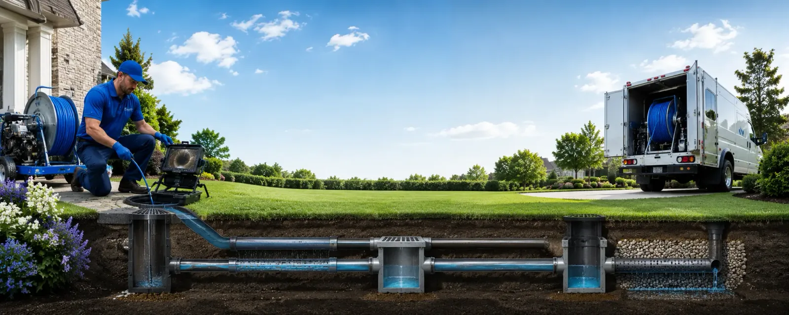 Outdoor drain cleaning information for Mulberry, AR